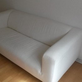 Weißes Ikea Sofa 