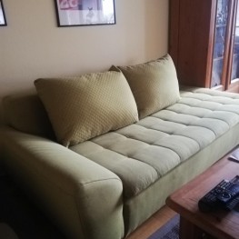Sofas in grün 1