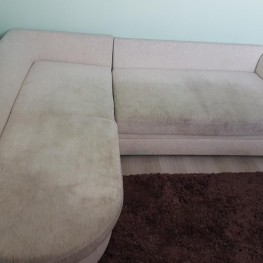 Sofa Creme Weiss / Stabil/ Bettfunktion 1