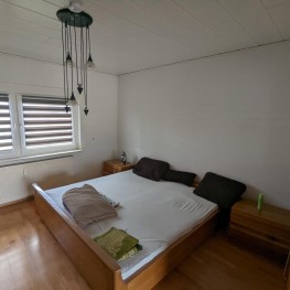 Stark Holz Volles Schlafzimmer mit 2*2m Bett + Matratze 2