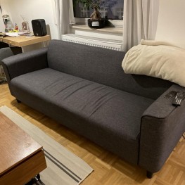 Couch in Grau von MADE zu GÜNSTIG verschenken (2m x 80cm x 72cm)