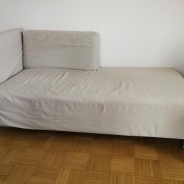 Récamière Sofa von IKEA, sandfarben