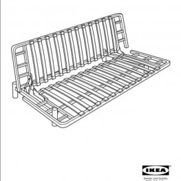 IKEA Beddinge Sofabett-Gestell  1