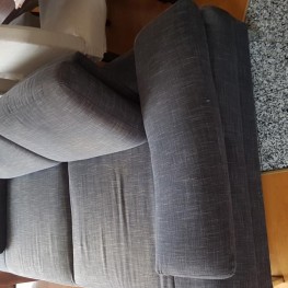 Sofa, grau-schwarz 2,5 Sitzer 1