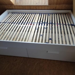IKEA Bett - BRIMNES 1,40 x 2,00m mit Lattenrost