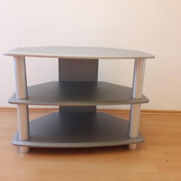 TV-Tisch silber/grau 2