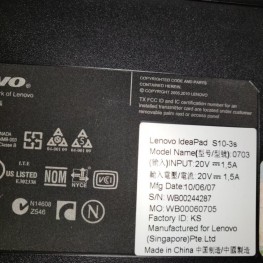 Lenovo IdeaPad S10-3S 1
