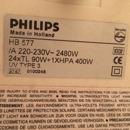 Sonnenbank/Solarium von Philips HB 577 2