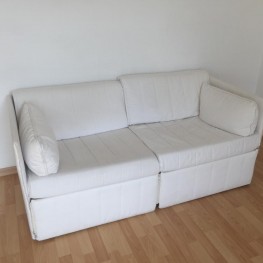 Weißes 2er Sofa IKEA