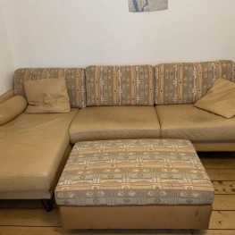 Einzigartige Vintage Ledercouch /-sofa zu verschenken BIS 10.10