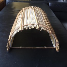 Lampen-Schirm aus Bambus (Wandlampe!) 1