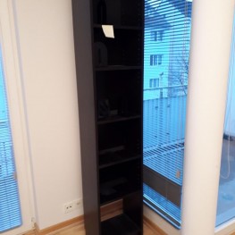 2 Ikea-Billy-Bücherregale, schwarz 1