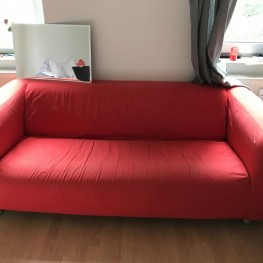 Ikea Couch abzugeben mit zwei Überzügen