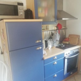 Küche in blau 1