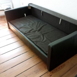 Gratis Leder Schlafsofa / Free sleeper sofa