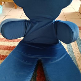 Blaues Teddysitzmöbel