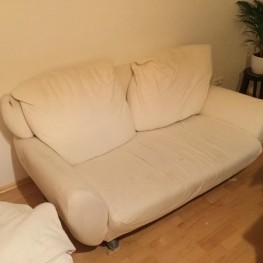 2-Sitzer-Sofa beige