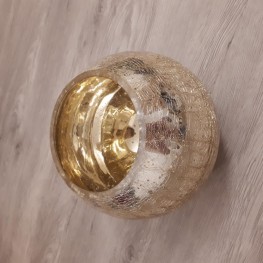 Kerzenglas in gold
