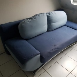 Blaue schlafcouch Sofa zum ausziehen  2