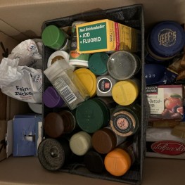 Box mit Lebensmittel 