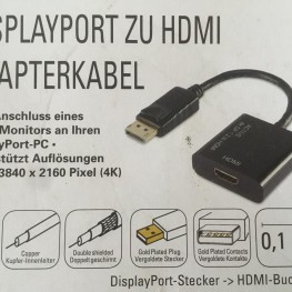 Displayport zu HDMI Adapterkabel 1