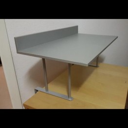 IKEA Galant Schreibtisch inklusive Anbauplatte + Aufsatz 2
