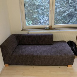 graues Sofa zu verschenken 2