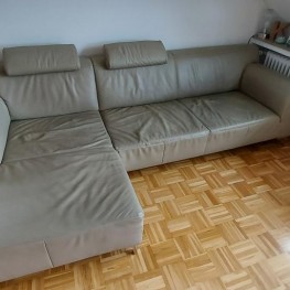 Leder Couch zu verschenken  1