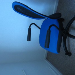 Blauer Dreh-/Büro-Stuhl 1