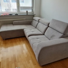 3-Sitzer Couch zu verschenken - deutliche Gebrauchsspuren