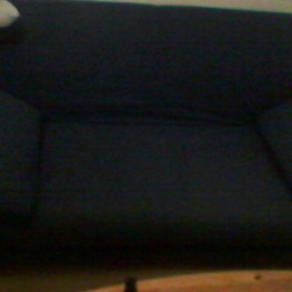 blaues Sofa 