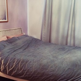 Bett (140 x 200) mit Lattenrost und Matratze 