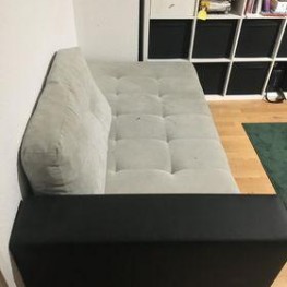 halbe couch mit leichten Gebrauchsspuren