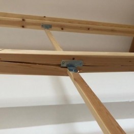 Double Bedframe - broken but usable. Also makes great clothes rail! 2