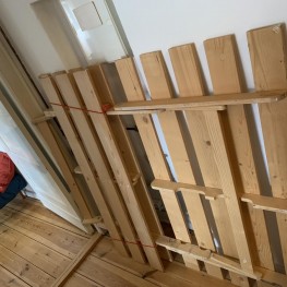 140x200 Holz Bett (Futon)
