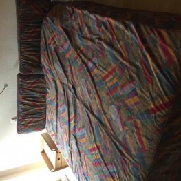 220 cm Doppelbett mit durchgehender Matratze 