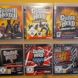Diverse Guitar Hero Spiele PS3