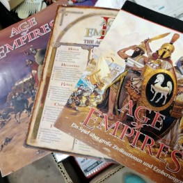 Hefte zum PC Spiel Age of Empire 