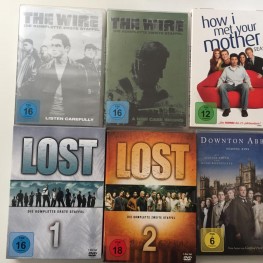 DVDs (The Wire S1+2, HIMYM S1, Lost S1+2, Downtown Abbey S1) abzugeben